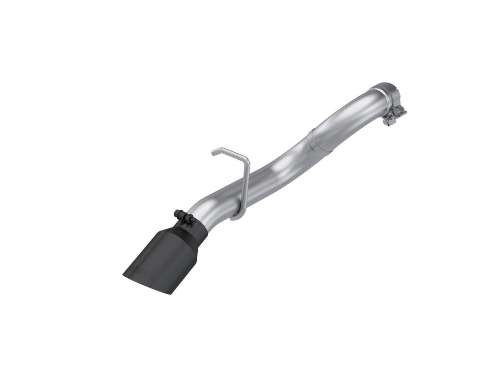 MBRP 2.5 In. Axle-Back Turn Down Exit, T409SS, Black Tip.