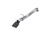 MBRP 2.5 In. Axle-Back Turn Down Exit, T409SS, Black Tip.
