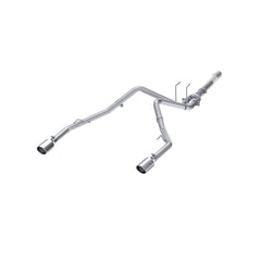MBRP 3in. Filter Back. 2.5in Dual Split Rear Exit. AL — 2014-2018 Ram 1500, select trims