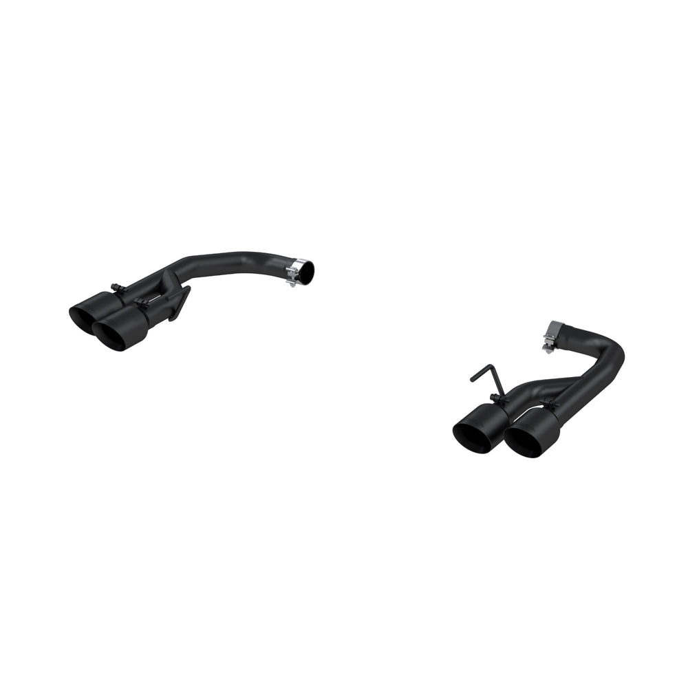 MBRP 2.5in. Axle-Back. Dual Rear Exit. BLK. Quad Tips