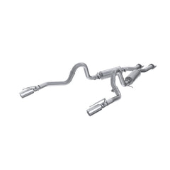 MBRP 2.5in. Cat-Back. Dual Rear Exit. AL — 1999-2004 Ford Mustang