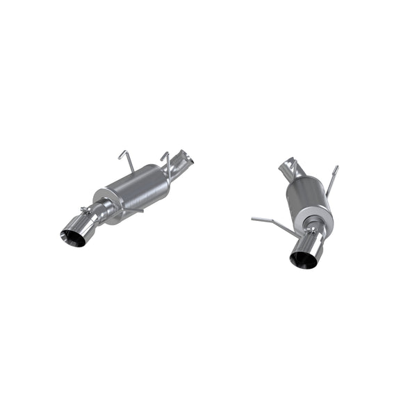 MBRP 3in. Axle-Back. Dual Rear Exit. Dual Mufflers. AL — 2011-2014 Ford Mustang, select trims (S7225AL)