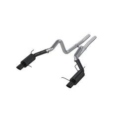 MBRP 3in. Cat-Back. Dual Split Rear Exit. Street Version. BLK (S7258BLK)