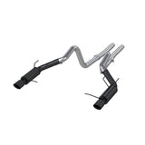 3in. Cat-Back. Dual Split Rear Exit. Race Version. BLK (S7264BLK)