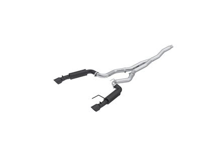 MBRP Inc. 2015+ Mustang 2.3L Ecoboost 3In Cat Back Dual 4.5In Tips Blk As (Race Version)