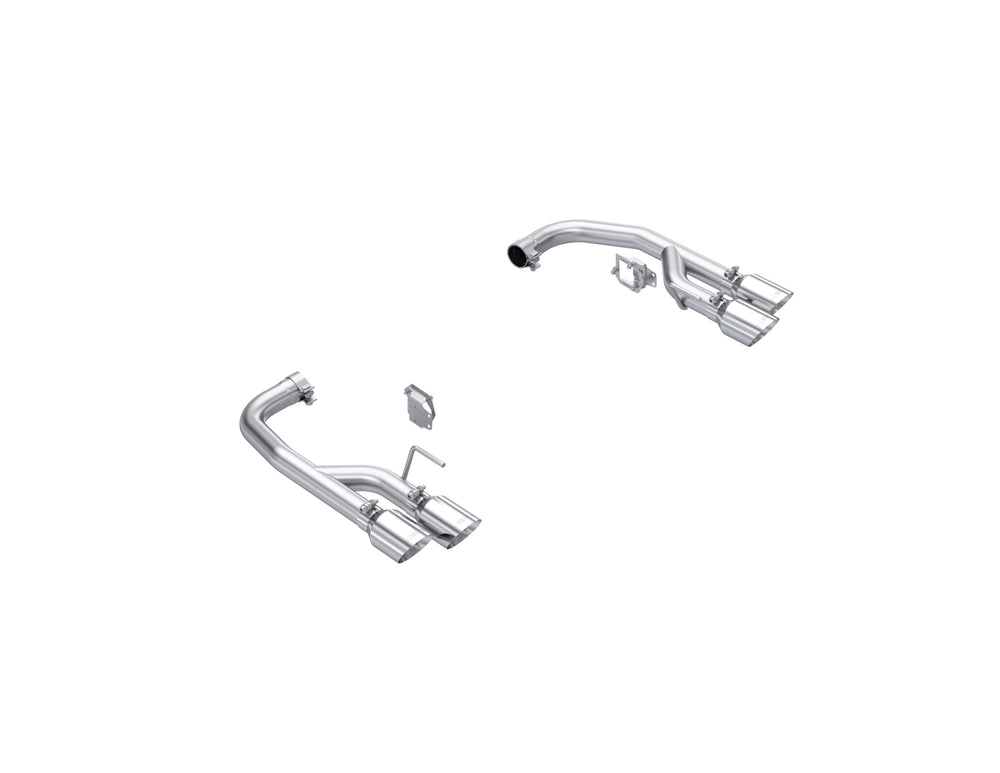 MBRP 2.5in Axle-Back Dual Rear Exit Quad Tips. T304