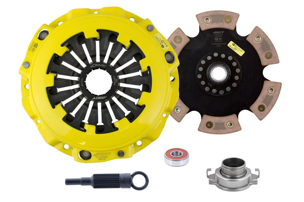 Advanced Clutch ACT Heavy Duty Race Rigid 6 Pad Clutch Kit with Monoloc (SB9-HDR6)