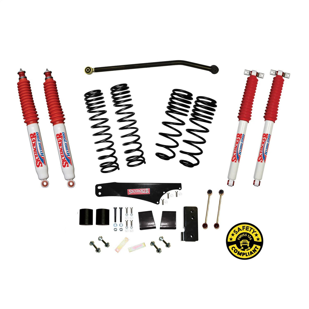 Skyjacker - 3.5-4 Inch Dual Rate Long Travel Suspension Lift Kit - JK40BPHLT