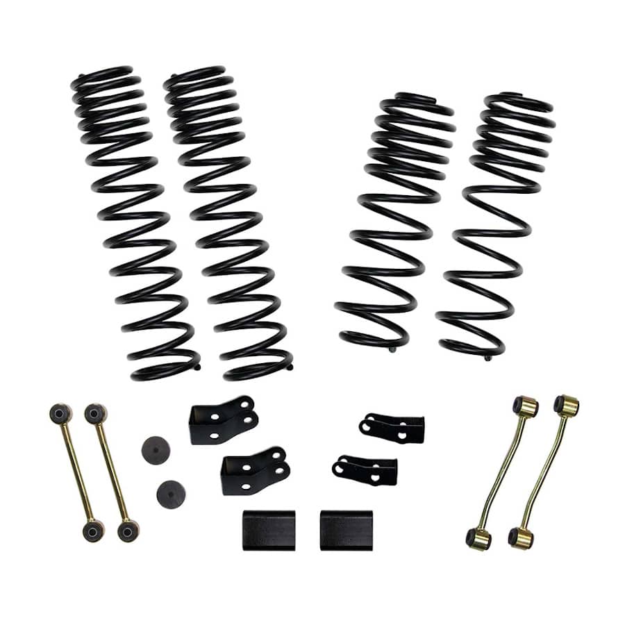 Skyjacker 2.5" Lift Kit with Front and Rear Coil Springs - 21-25 Wrangler JL Rubicon 392