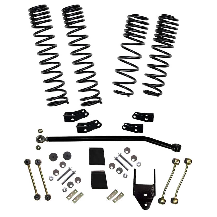 Skyjacker 3.5" Lift Kit with Front and Rear Coil Springs - 21-25 Wrangler JL Rubicon 392