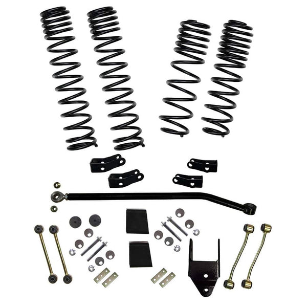 Skyjacker 3.5" Lift Kit with Front and Rear Coil Springs - 21-25 Wrangler JL Rubicon 392