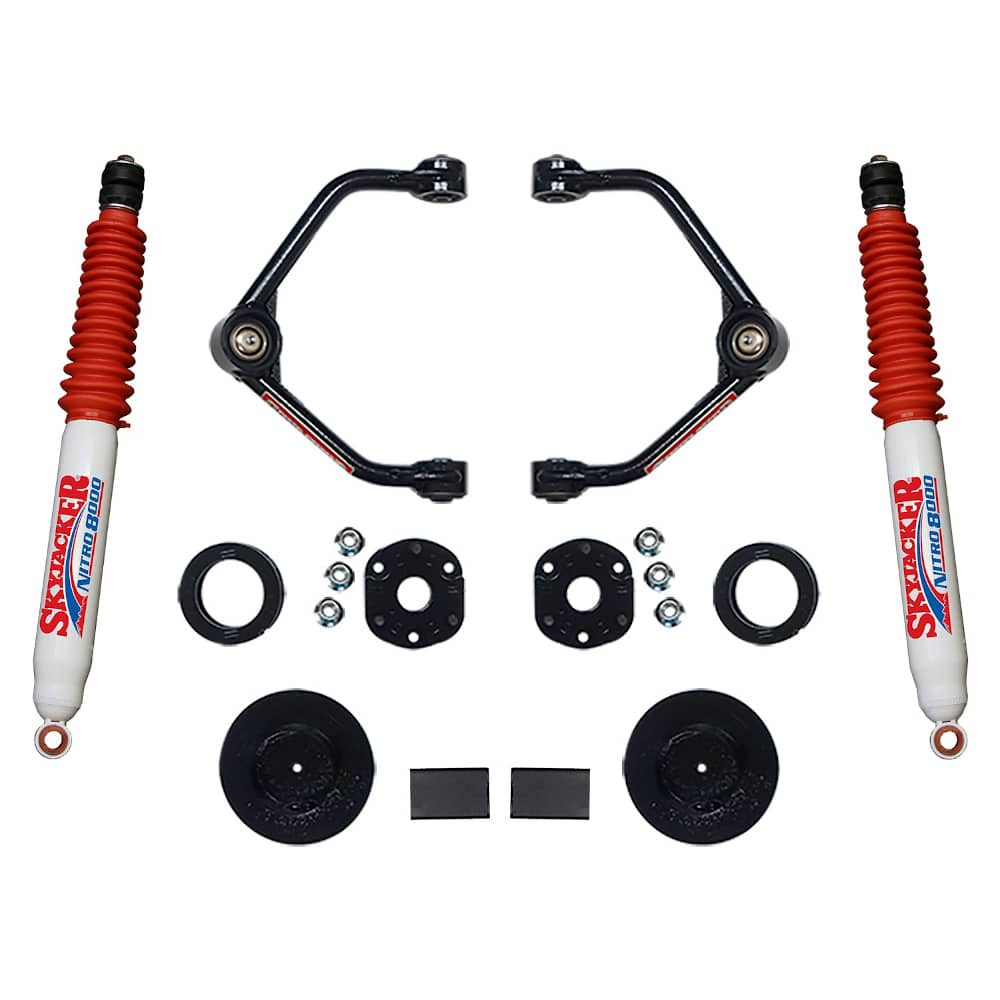 Skyjacker 3 In. Suspension Lift Kit — Nitro 8000 Shocks, Without Rear Air Ride, 4WD — 2019-2021 Ram 1500 (R1930PN)