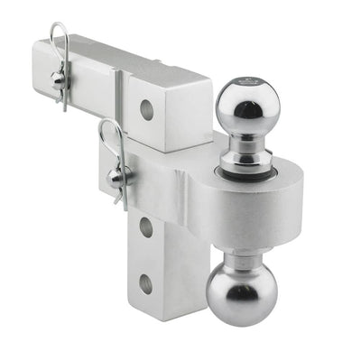 Adjustable Ball Mount Smittybilt Ball Mount with Ball 2-Inch Shank 6-Inch Adjustable with 2" & 2-5/16" Balls