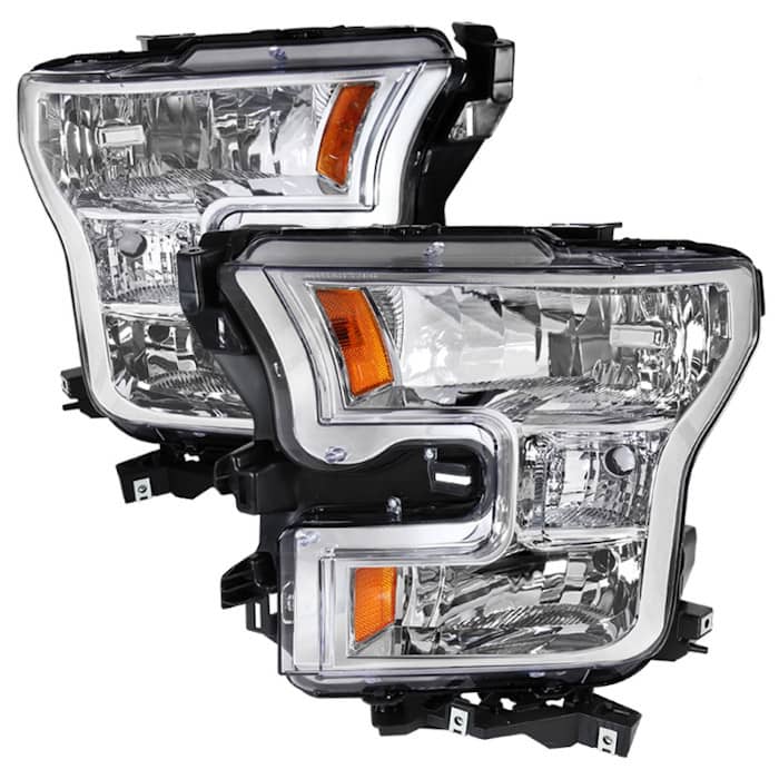 Spec-D Chrome Headlights - 15-17 F150