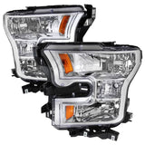 SPEC-D CHROME HEADLIGHTS ; 15-17 F150