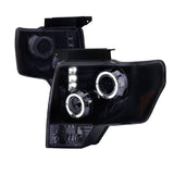 SPEC-D BLACK PROJECTOR HEADLIGHTS ; 09-14 F150