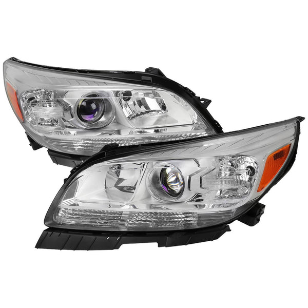 Spec-D Chrome Projector Headlights - 13-15 Malibu