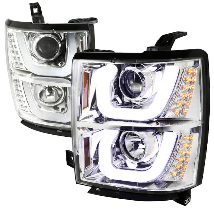 Spec-D Projector Headlights - 14-15 Silverado 1500