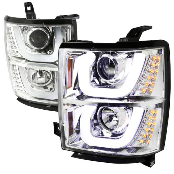 Spec-D Projector Headlights - 14-15 Silverado 1500