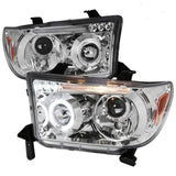 SPEC-D CHROME PROJECTOR HEADLIGHTS ; 07-13 TUNDRA