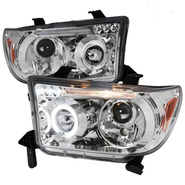 Spec-D Chrome Projector Headlights - 07-13 Tundra