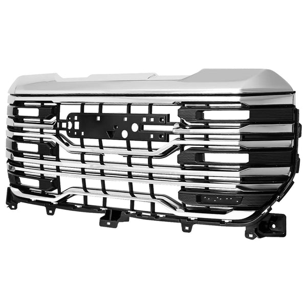 Spec-D Chrome AT4 Style Mesh Grille - 22-25 Sierra 1500