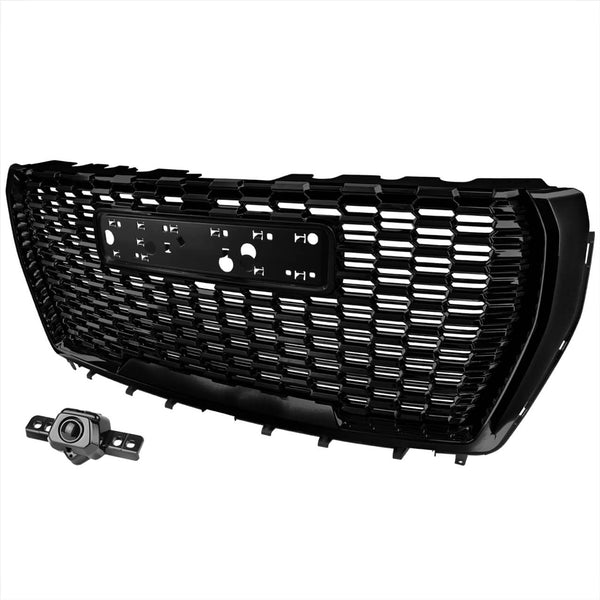 Spec-D Gloss Black Grille - 21-23 Yukon/Yukon XL (WITH OR WITHOUT CAMERA)