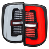 Spec-d LED Sequential Signal JET Black Housing / Clear LENS TAIL Lights ; 19-24 RAM 2500/3500 (SPDLTRAM1925JMLDSQRS)