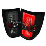 SPEC-D SMOKED LED TAILLIGHTS ; 14-18 SILVERADO 1500/ 15-19 HD W/O FACTORY LED TAIL LIGHTS