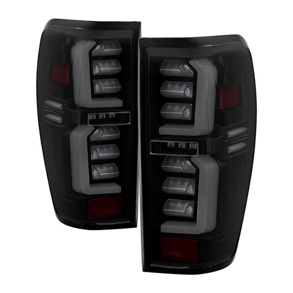 Spyder LED Tail Lights - Black Smoke — 2019-2020 GMC Sierra 1500 (5000316)