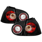 Euro Style Tail Lights - Black