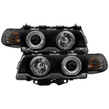 Projector Headlights - LED Halo - Black