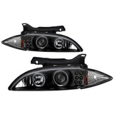 Projector Headlights - LED Halo - Black