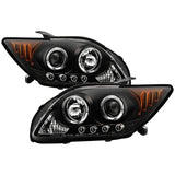 Projector Headlights - LED Halo - Black