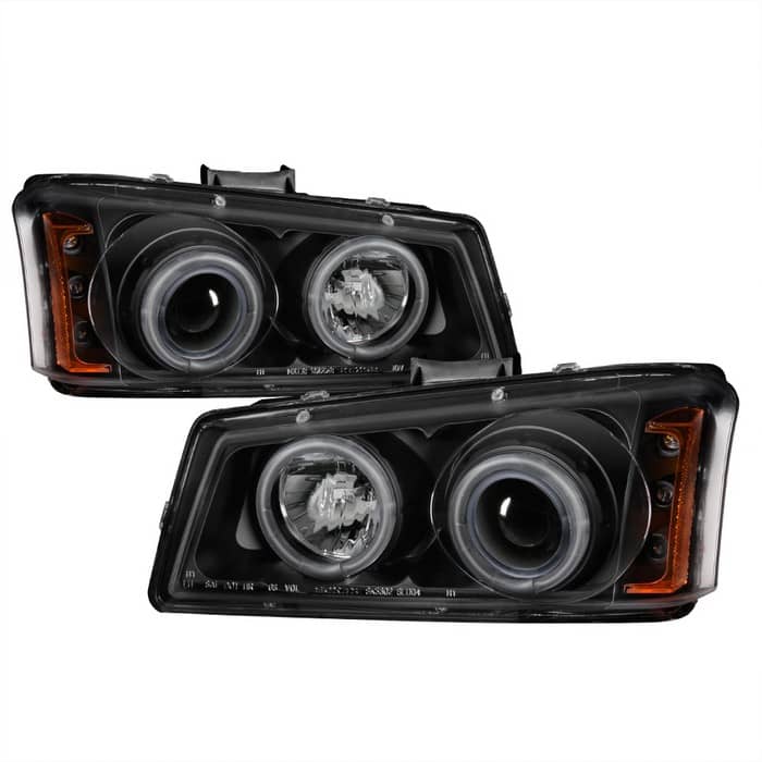 Spyder Black Projector Headlights - 03-06 Silverado