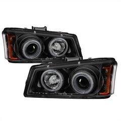 Spyder Black Projector Headlights - 03-06 Silverado