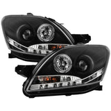 Projector Headlights - LED Halo - DRL - Black