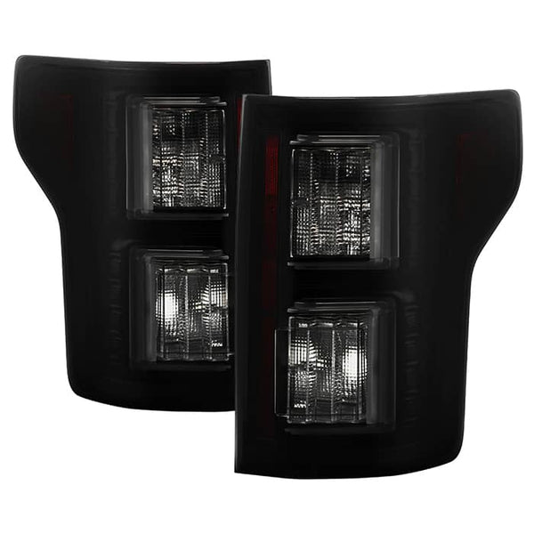 Spyder Smoked Light Bar LED Taillights - 15-17 F150