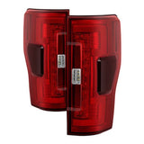 Spyder LED Tail Lights - Red Clear (5085634)