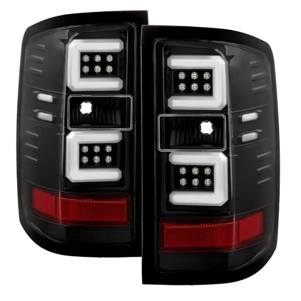 Spyder Feux arrière à DEL — noir — pour certains camions Chevrolet et GMC (5085856)