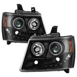 Spyder Projector Headlights - LED Halo - Black (5085979)