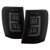 Spyder Light Bar LED Tail Lights - Version 3 - Black Smoke (5086150)