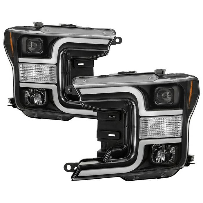 Spyder Phares à projecteur — noir — 2018-2019 Ford F-150 (5086624)