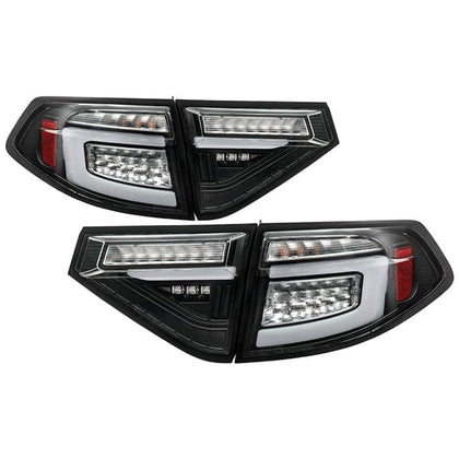 Spyder LED Tail Lights - Black (5086730)