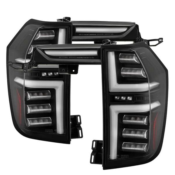 Spyder Black LED Tail Lights - 21-23 Yukon / 21-23 Yukon XL