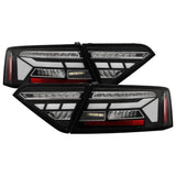 SPYDER APEX BLACK LED TAIL LIGHTS (NOT COMPATIBLE WITH FACTORY INCANDESCENT MODEL) | 13-17 AUDI A5/S5