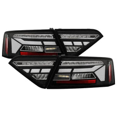 Spyder Apex Black LED Tail Lights (NOT COMPATIBLE WITH FACTORY INCANDESCENT MODEL) | 13-17 Audi A5/S5