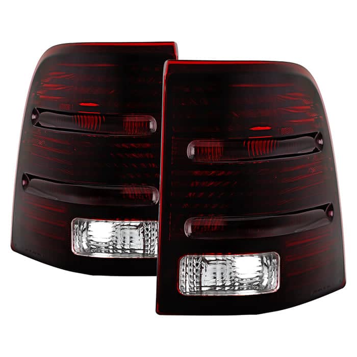 Spyder OEM Style Tail Lights - Red Smoked — 2002-2005 Ford Explorer (9029837)
