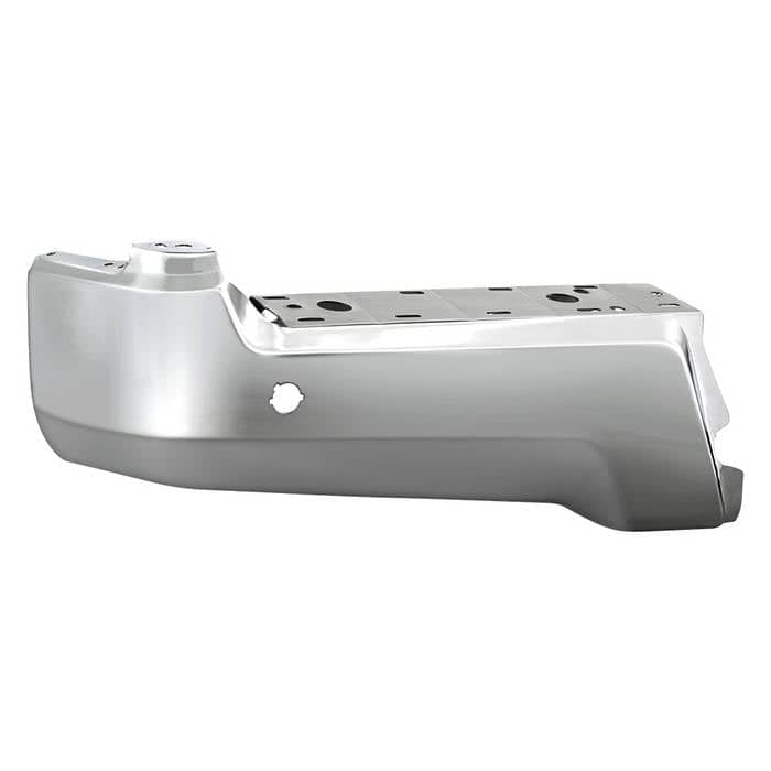 Spyder Xtune Chrome Rear Bumper Cap End | 17-19 Ford F250/F350 W/Sensor Hole (SPY-9048999)