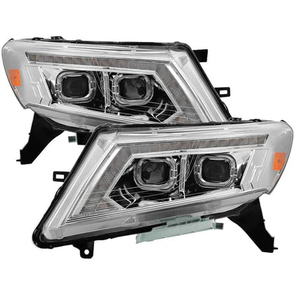 Spyder Projector Headlights w/ Sequential Turn Signal - Chrome